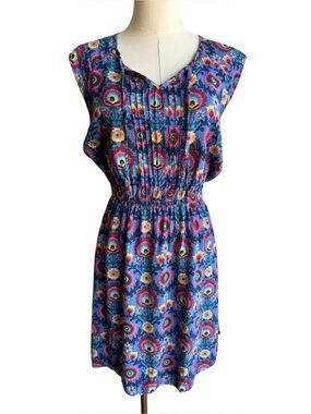 Matilda Jane Splendid Dress Womens S Blue Floral Breezy Sundress Paisley